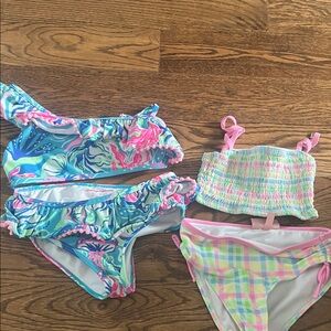 Girls' Two-Piece Swim sets - size 7 Juicy & Tommy Bahama